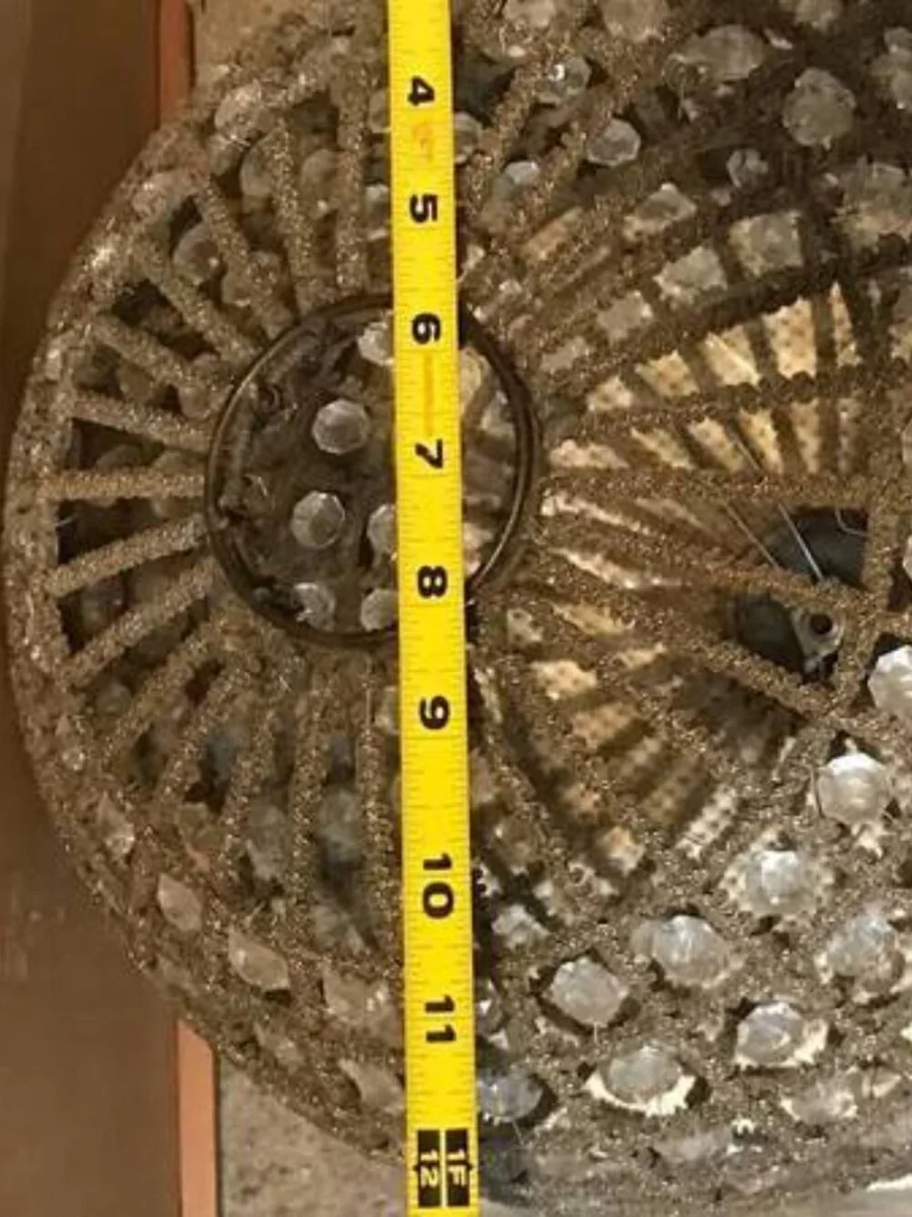 Pottery Barn Large Beaded Decorative Shade